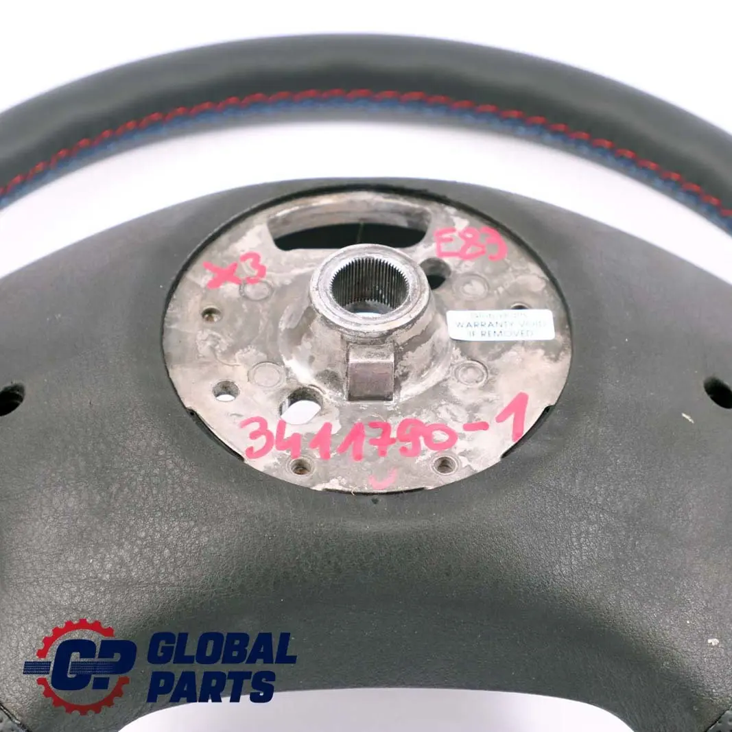 Volant avec NEUF Noir Cuir Fils Tricolores pour BMW X3 E83 à propos du numéro de pièce 3411790 BMW X3 E83 Volant avec NEUF Noir Cuir Fils Tricolores - SKU 3411790-1 - Numéro de pièce 3411790