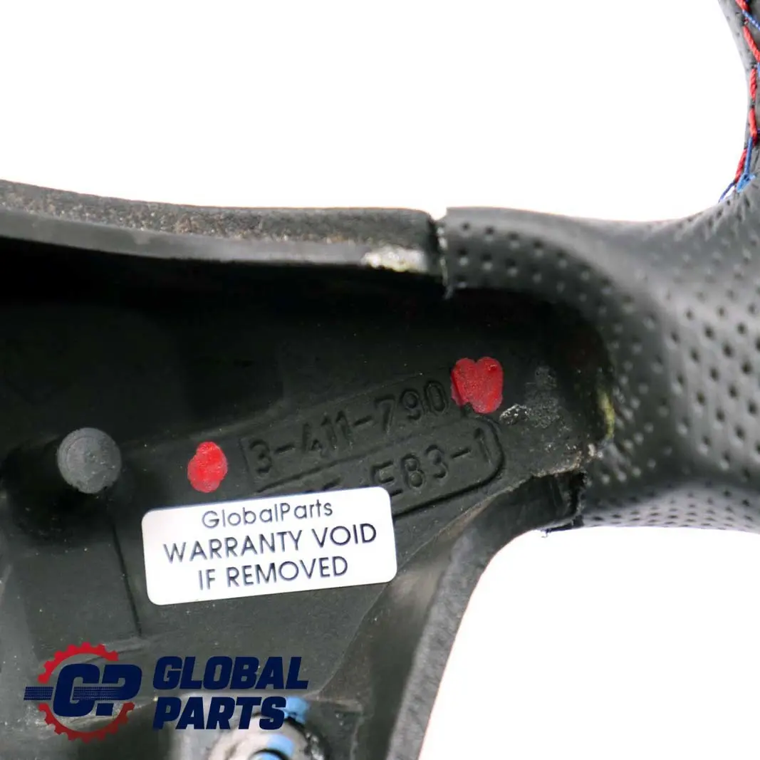 BMW X3 er E83 NEUES Schwarz Leder 4 Speichen Lenkrad M-tri Farbigen Fäden - SKU 3411790-1 - Teilenummer 3411790