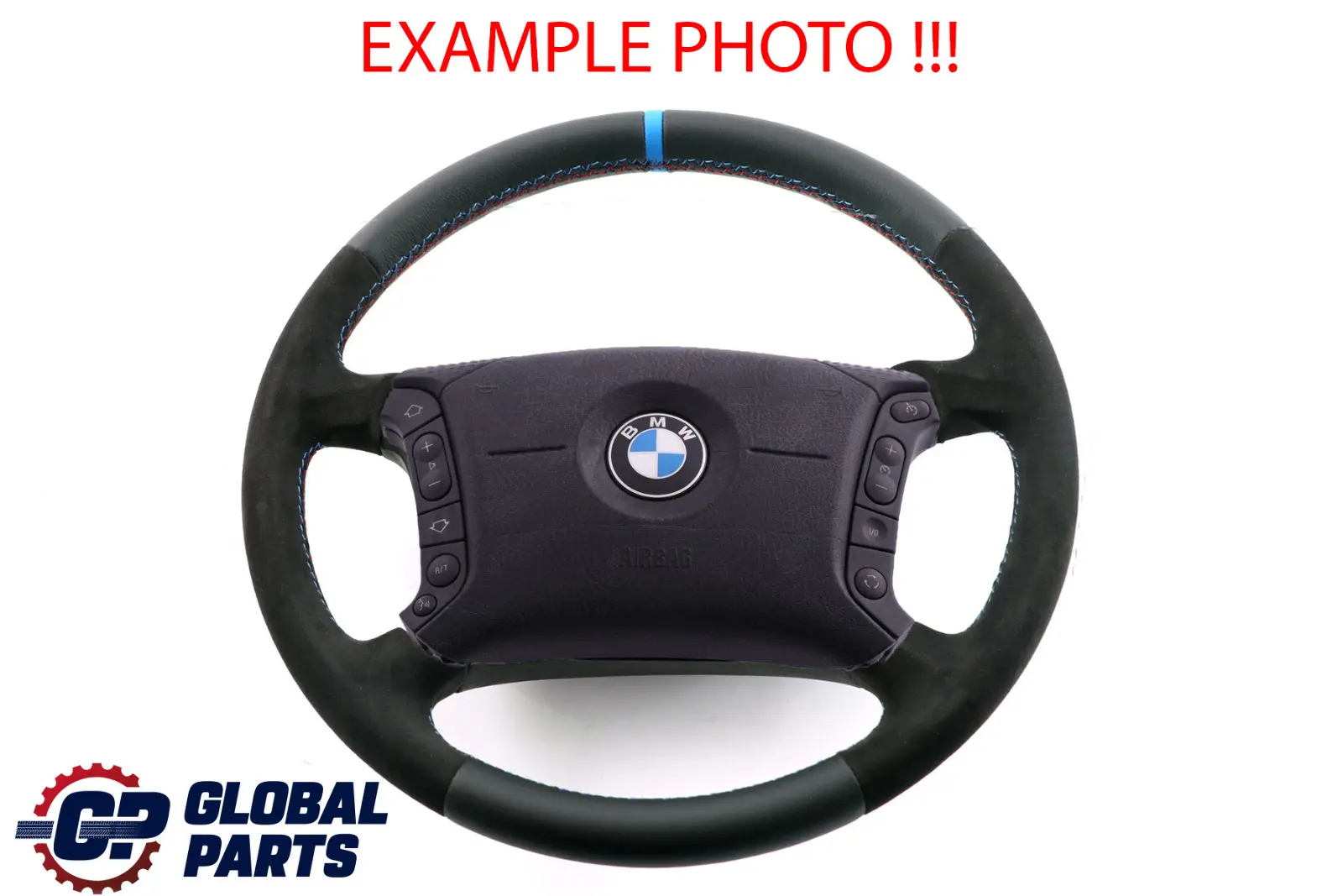 BMW X3 Series E83 NEW Leather / Alcantara Steering Wheel 4 Spoke M-tricoloured