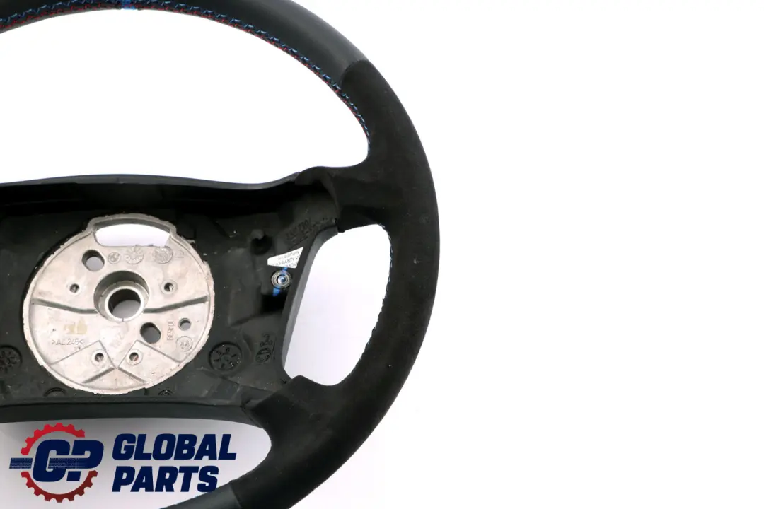 Leather / Alcantara Steering Wheel 4 Spoke M-tricoloured to BMW X3 Series E83 NEW with Part number 3411790 BMW X3 Series E83 NEW Leather / Alcantara Steering Wheel 4 Spoke M-tricoloured - SKU 3411790-2 - Part number 3411790