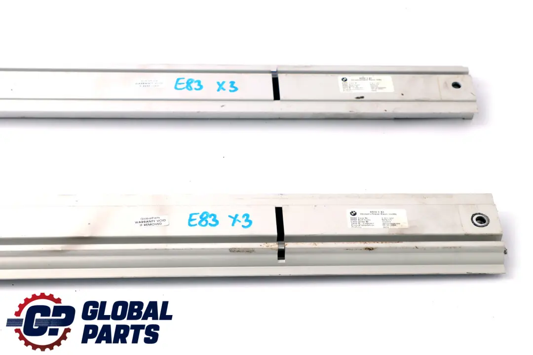 BMW X3 Series E83 Boot Trunk Lid Tailgate Left Right Lashing Rail Set N/O/S - SKU 3411942-1 - Part number 3411942