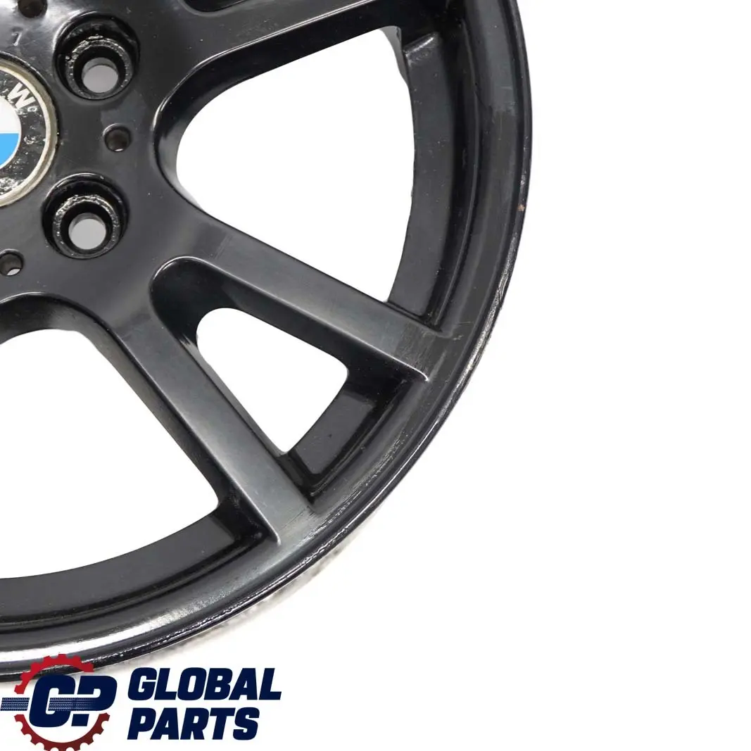 Reihe 4 E83 Schwarz Alu Felge 17" Doppelspeiche 148 ET:46 8J für BMW X3 mit Teilenummer 3412060 BMW X3 Reihe 4 E83 Schwarz Alu Felge 17" Doppelspeiche 148 ET:46 8J - SKU 3412060-4 - Teilenummer 3412060