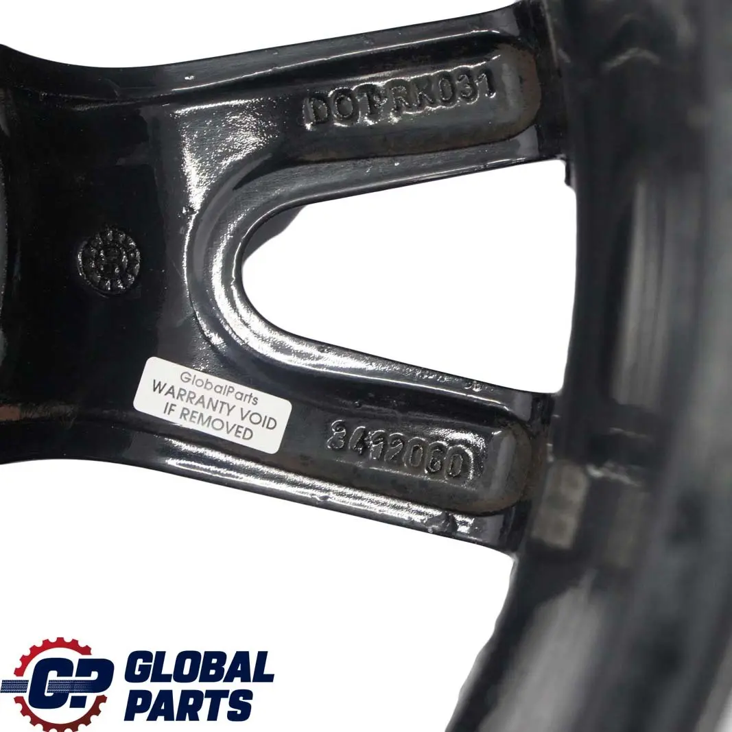 BMW X3 Reihe 4 E83 Schwarz Alu Felge 17" Doppelspeiche 148 ET:46 8J - SKU 3412060-4 - Teilenummer 3412060