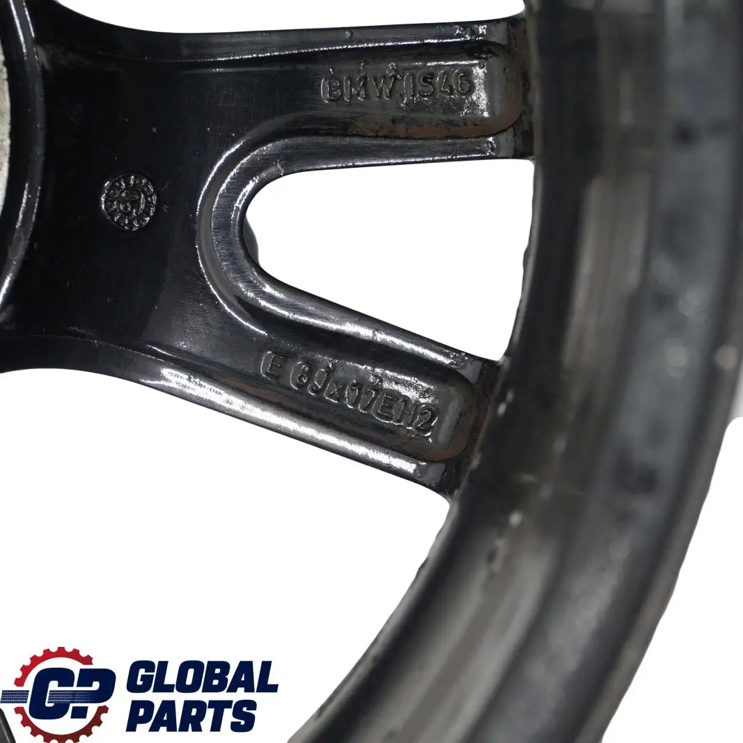 Reihe 4 E83 Schwarz Alu Felge 17" Doppelspeiche 148 ET:46 8J für BMW X3 mit Teilenummer 3412060 BMW X3 Reihe 4 E83 Schwarz Alu Felge 17" Doppelspeiche 148 ET:46 8J - SKU 3412060-4 - Teilenummer 3412060
