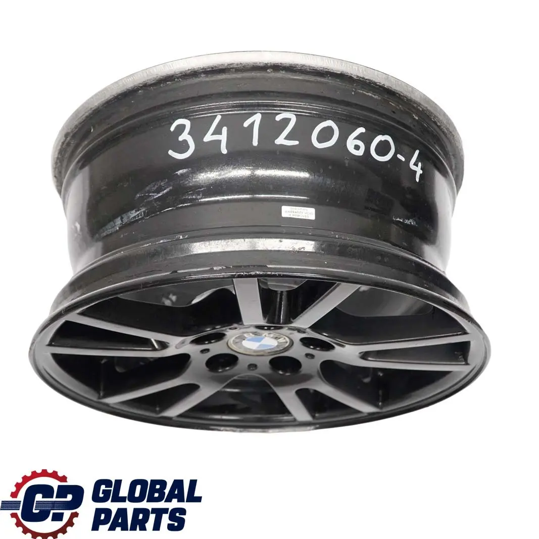 BMW X3 Serie 4 E83 Noir Jantes Alu 17" Rayons Doubles 148 ET:46 8J - SKU 3412060-4 - Numéro de pièce 3412060
