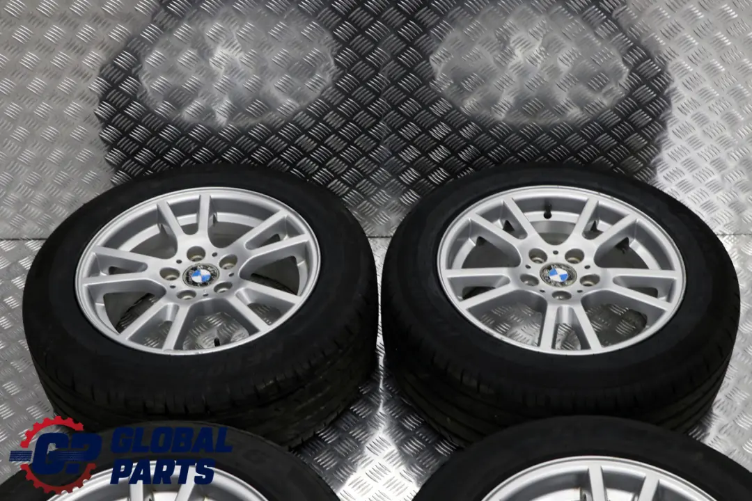 Komplettes 4x Rad mit Reifen 17" 8J ET:46 Doppelspeiche 148 für BMW X3 Series E83 mit Teilenummer 3412060 BMW X3 Series E83 Komplettes 4x Rad mit Reifen 17" 8J ET:46 Doppelspeiche 148 - SKU 3412060 - Teilenummer 3412060