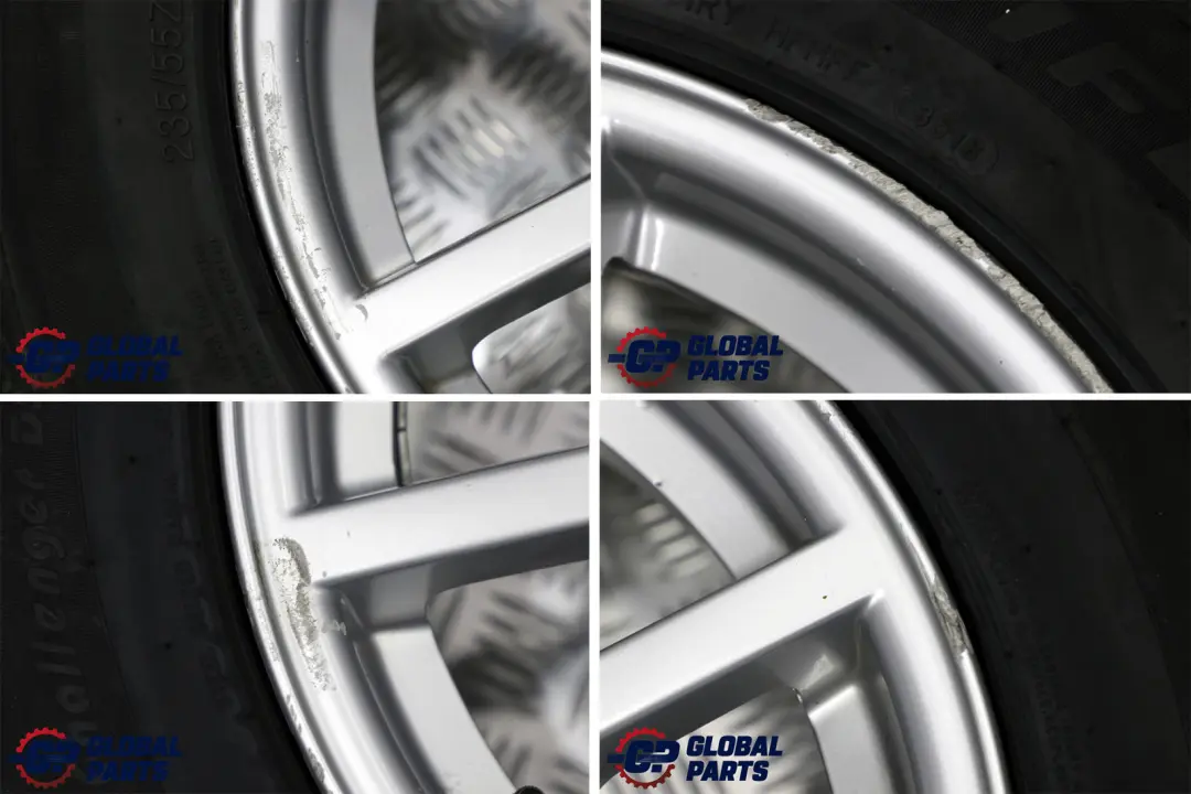 BMW X3 Series E83 Complete Set 4x Wheel with Tyres 17" 8J Double Spoke 148 - SKU 3412060 - Part number 3412060