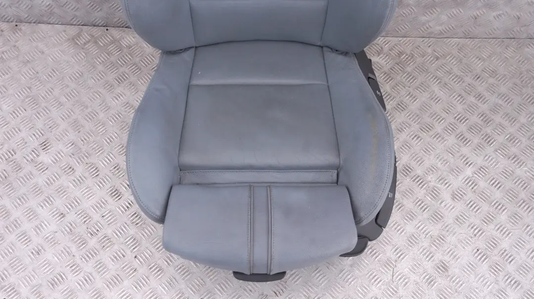 BMW X3 Series E83 Front Left N/S Sport Seat Passenger Grey Blue Graublau Leather - SKU 3412154-1 - Part number 3412154