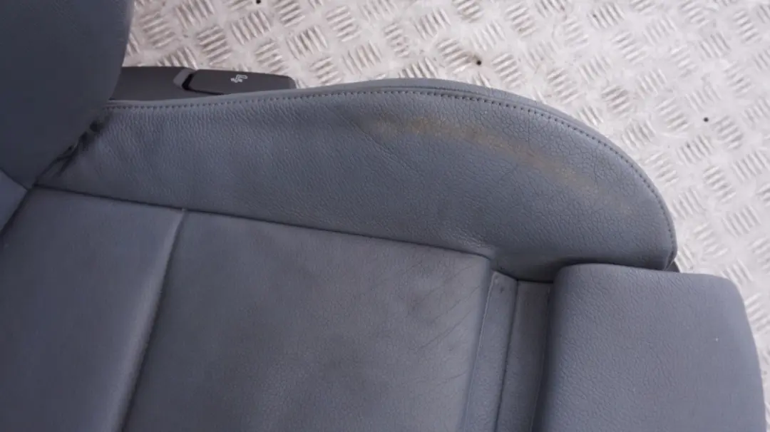 BMW X3 Series E83 Front Left N/S Sport Seat Passenger Grey Blue Graublau Leather - SKU 3412154-1 - Part number 3412154