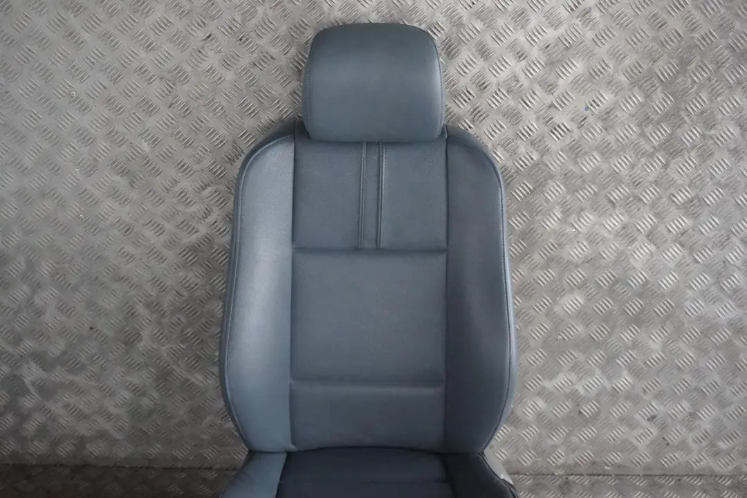 BMW X3 Series E83 Sport Heated Front Left N/S Seat Grey Blue Graublau Leather - SKU 3412154-2 - Part number 3412154