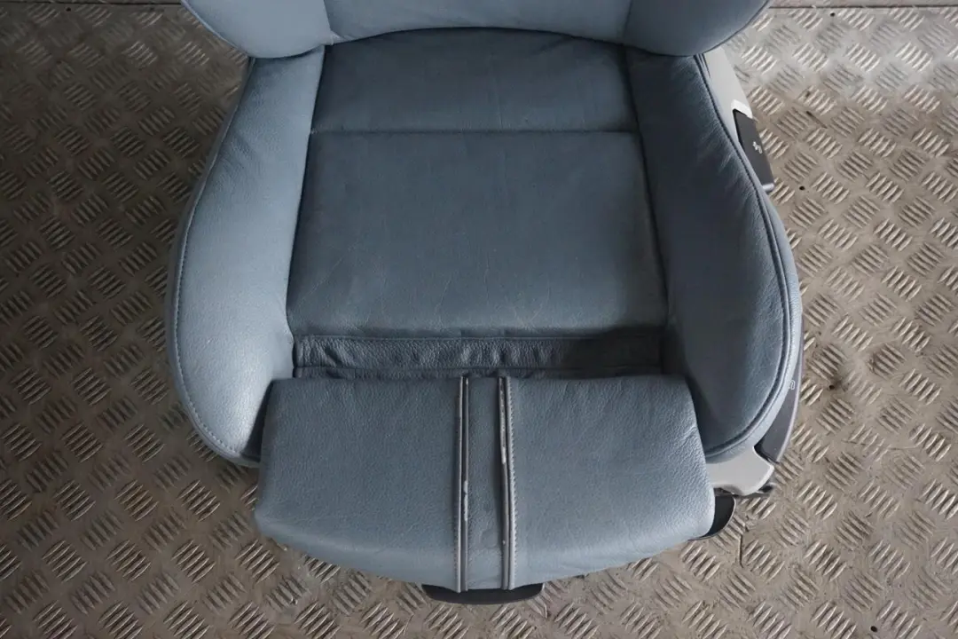 Heated Front Left N/S Seat Grey Blue Graublau Leather to BMW X3 Series E83 Sport with Part number 3412154 BMW X3 Series E83 Sport Heated Front Left N/S Seat Grey Blue Graublau Leather - SKU 3412154-2 - Part number 3412154