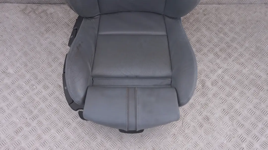 BMW X3 Series E83 Front Right O/S Sport Seat Grey Blue Graublau Leather - SKU 3412154 - Part number 3412154