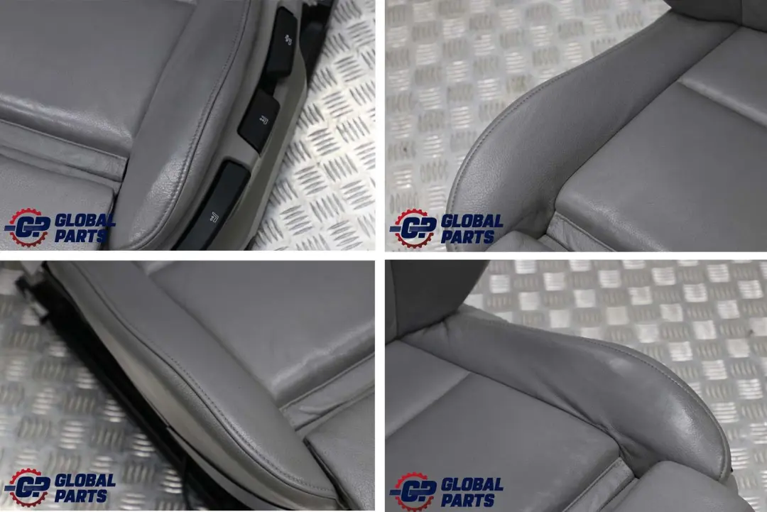 BMW X3 Series E83 Heated Sport Front Left N/S Side Leather Seat Ambiente Grey - SKU 3412155-1 - Part number 3412155