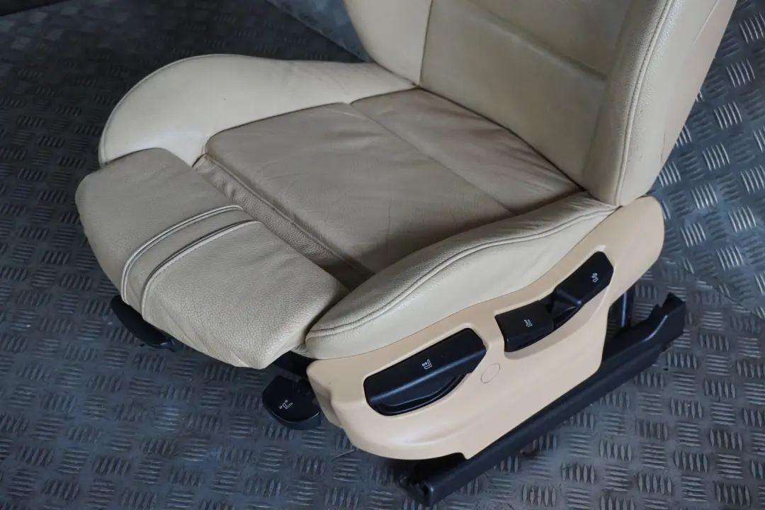 BMW X3 Series E83 Sport Beige Leather Interior Front Left N/S Seat - SKU 3412176-3 - Part number 3412176