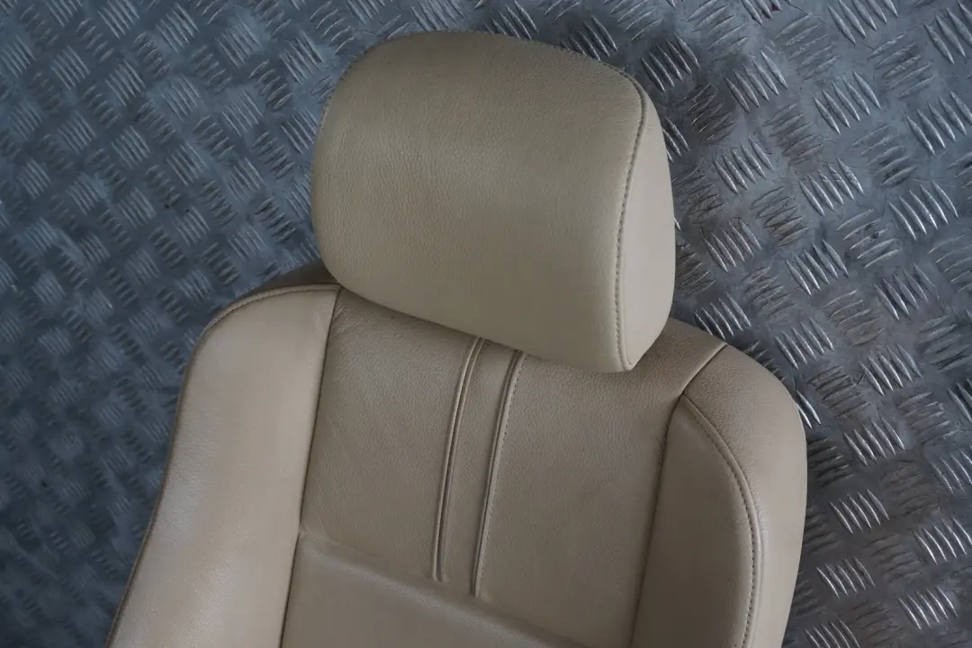 BMW X3 Series E83 Sport Beige Leather Interior Front Left N/S Seat - SKU 3412176-3 - Part number 3412176