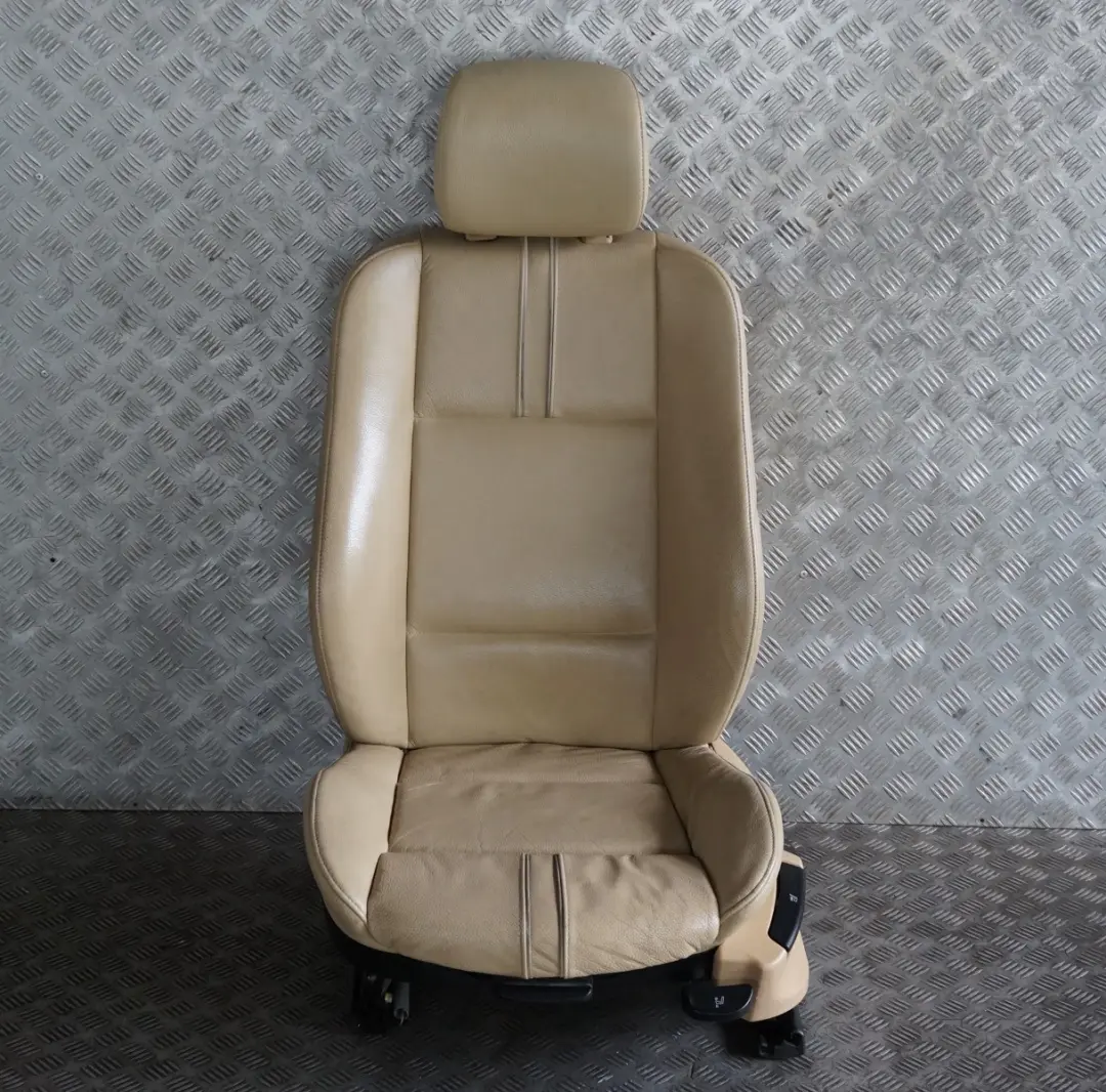 BMW X3 Series E83 Sport Beige Leather Interior Front Left N/S Seat - SKU 3412176-3 - Part number 3412176