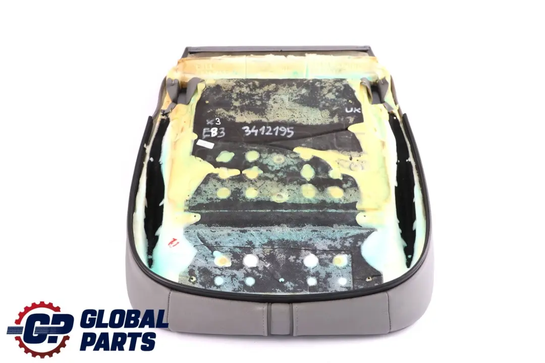 BMW X3 Series E83 Front Seat Left Right N/O/S Leather Cover Lining Trim Grey - SKU 3412195 - Part number 3412195