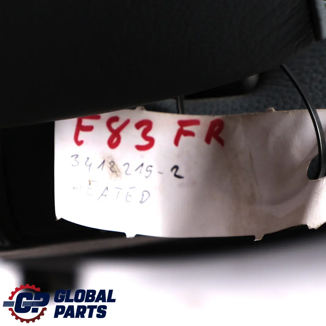 Heated Leather Ambiente Grey Blue Grau Leather Front Right O/S Seat to BMW X3 E83 with Part number 3412215 BMW X3 E83 Heated Leather Ambiente Grey Blue Grau Leather Front Right O/S Seat - SKU 3412215-2 - Part number 3412215