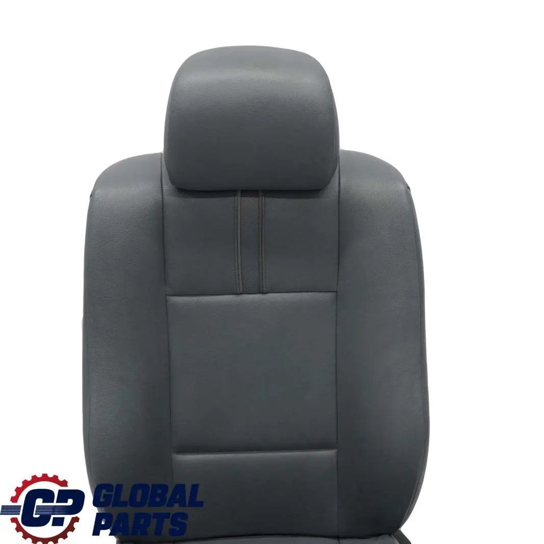 BMW X3 Series E83 Leather Ambiente Grey Blue Grau Leather Front Left N/S Seat - SKU 3412215-3 - Part number 3412215