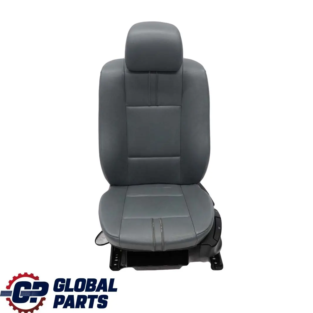 BMW X3 Series E83 Leather Ambiente Grey Blue Grau Leather Front Left N/S Seat - SKU 3412215-3 - Part number 3412215