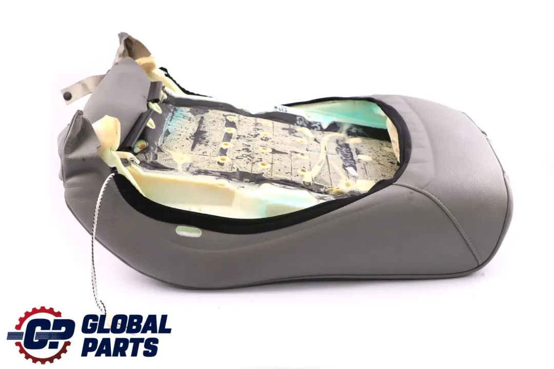 BMW X3 Series E83 Front Seat Backrest Cover Lining Grey Leather Ambiente - SKU 3412216 - Part number 3412216