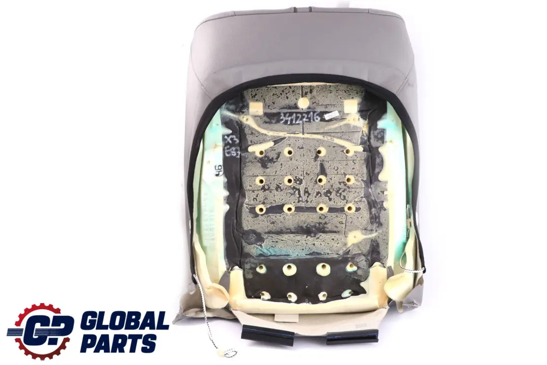 Reihe E83 Vordersitz Links Rechts Leder Lehne Bezug Ambiente Grau für BMW X3 mit Teilenummer 3412216 BMW X3 Reihe E83 Vordersitz Links Rechts Leder Lehne Bezug Ambiente Grau - SKU 3412216 - Teilenummer 3412216