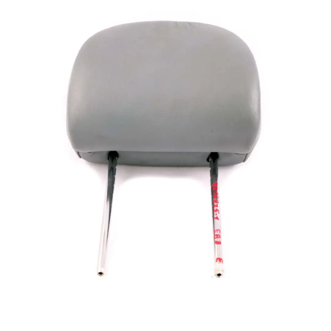 Front Seat Left Right N/O/S Leather Headrest Graublau Grey to BMW X3 Series E83 1 with Part number 3412725 BMW X3 Series E83 1 Front Seat Left Right N/O/S Leather Headrest Graublau Grey - SKU 3412725-1 - Part number 3412725