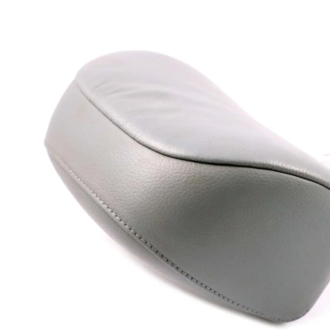 BMW X3 Series E83 1 Front Seat Left Right N/O/S Leather Headrest Graublau Grey - SKU 3412725-1 - Part number 3412725