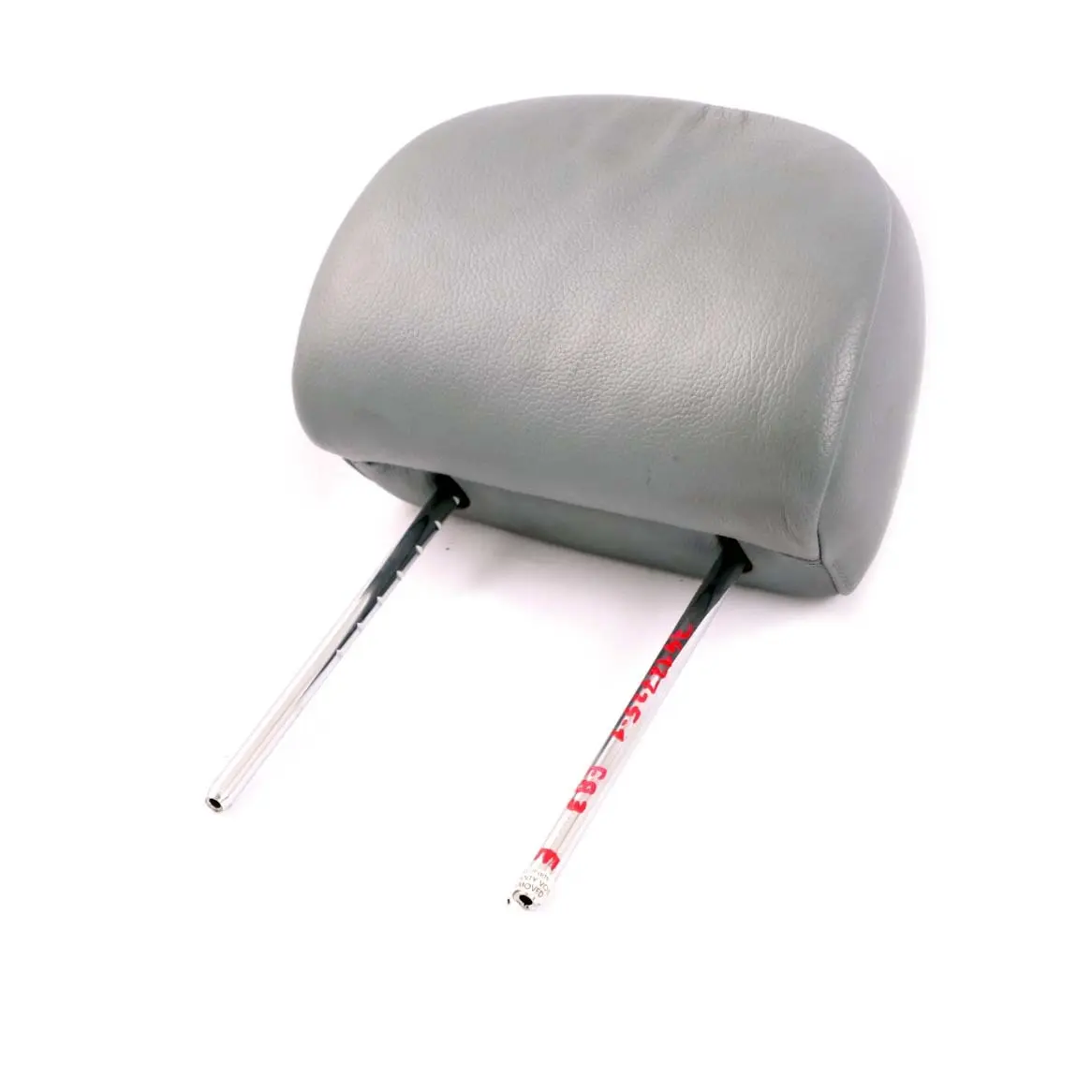 BMW X3 Series E83 1 Front Seat Left Right N/O/S Leather Headrest Graublau Grey