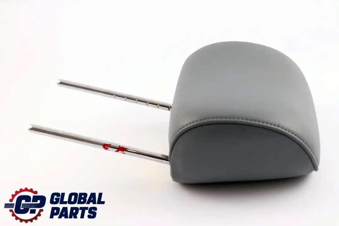 Front Seat Left Right N/O/S Leather Headrest Graublau Grey to BMW X3 Series E83 with Part number 3412725 BMW X3 Series E83 Front Seat Left Right N/O/S Leather Headrest Graublau Grey - SKU 3412725 - Part number 3412725