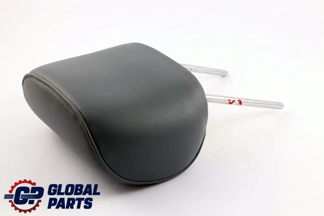 Front Seat Left Right N/O/S Leather Headrest Graublau Grey to BMW X3 Series E83 with Part number 3412725 BMW X3 Series E83 Front Seat Left Right N/O/S Leather Headrest Graublau Grey - SKU 3412725 - Part number 3412725