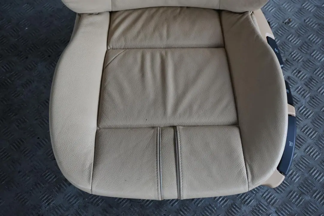 BMW X3 Series E83 Beige Leather Interior Front Left N/S Seat - SKU 3412758-1 - Part number 3412758