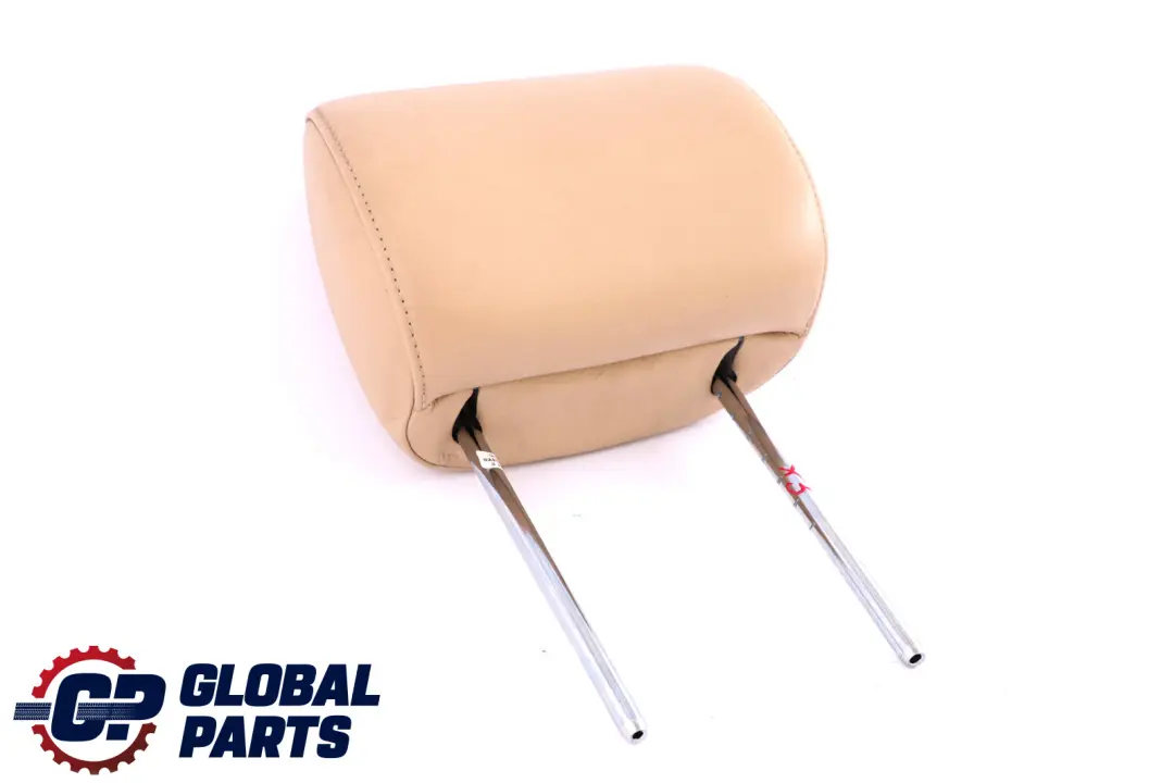 BMW X3 Series E83 Front Seat Left Right N/O/S Sandbeige Beige Leather Headrest - SKU 3412758 - Part number 3412758