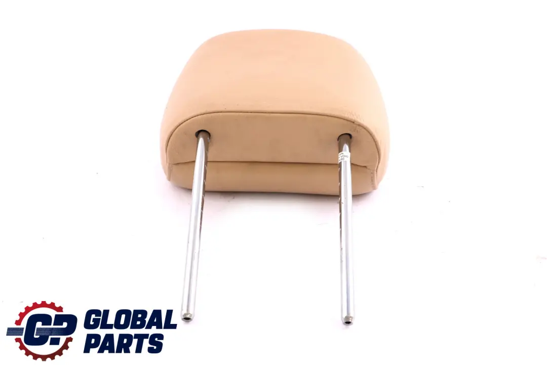 BMW X3 Series E83 Front Seat Left Right N/O/S Sandbeige Beige Leather Headrest - SKU 3412758 - Part number 3412758