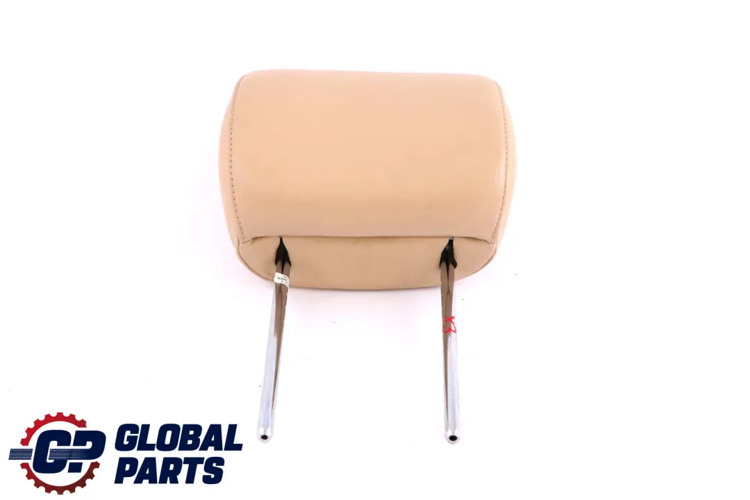 Front Seat Left Right N/O/S Sandbeige Beige Leather Headrest to BMW X3 Series E83 with Part number 3412758 BMW X3 Series E83 Front Seat Left Right N/O/S Sandbeige Beige Leather Headrest - SKU 3412758 - Part number 3412758