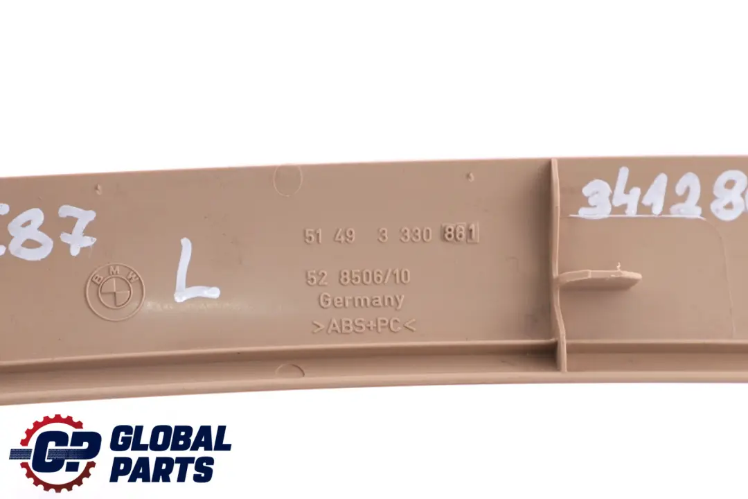 Kofferraum Verkleidung Heckklappe Links SANDBEIGE BEIGE für BMW X3 er E83 mit Teilenummer 3412807 BMW X3 er E83 Kofferraum Verkleidung Heckklappe Links SANDBEIGE BEIGE - SKU 3412807 - Teilenummer 3412807