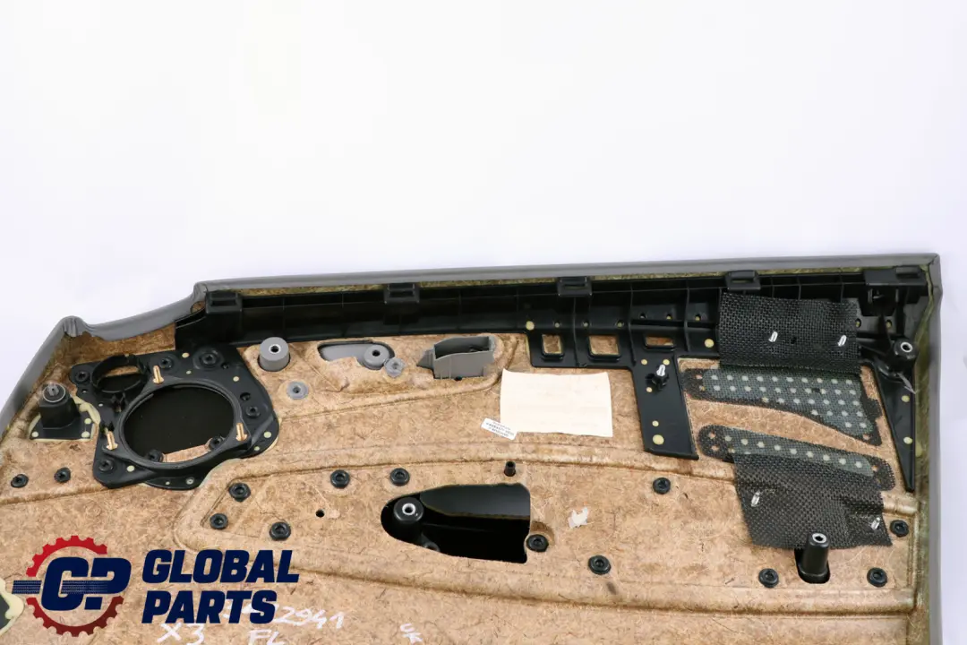 Front Left N/S Door Card Lining Leather Graublau Grey Blue to BMW X3 Series E83 with Part number 3412941 BMW X3 Series E83 Front Left N/S Door Card Lining Leather Graublau Grey Blue - SKU 3412941 - Part number 3412941