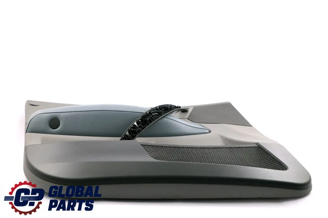 Front Left N/S Door Card Lining Leather Graublau Grey Blue to BMW X3 Series E83 with Part number 3412941 BMW X3 Series E83 Front Left N/S Door Card Lining Leather Graublau Grey Blue - SKU 3412941 - Part number 3412941