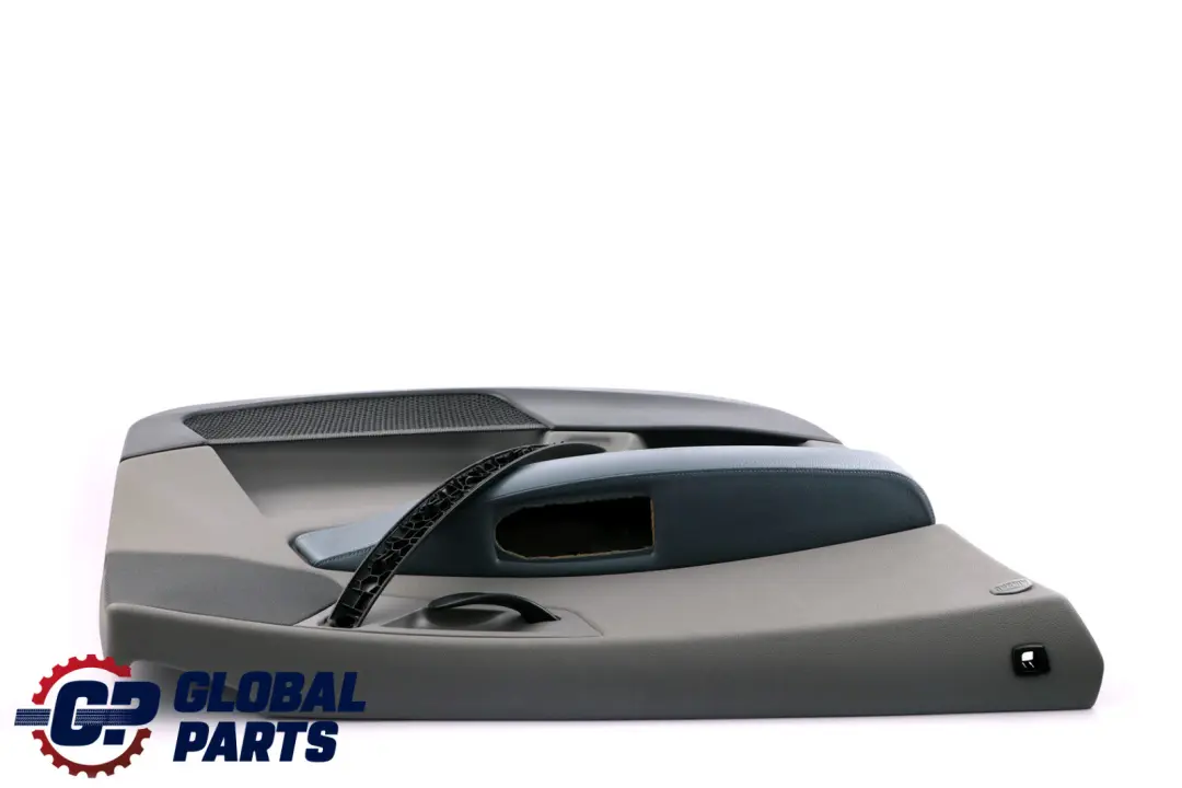 BMW X3 Series E83 Front Left N/S Door Card Lining Leather Graublau Grey Blue - SKU 3412941 - Part number 3412941