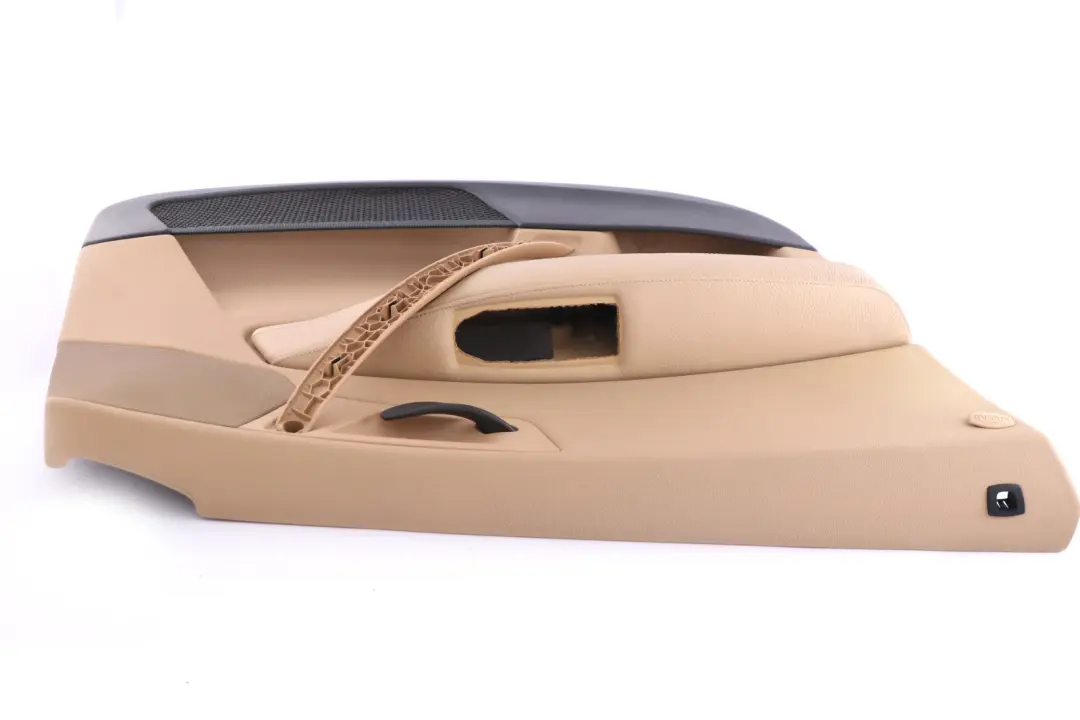 Front Left N/S Door Card Lining Leather Sandbeige Hell Beige to BMW X3 Series E83 with Part number 3412943 BMW X3 Series E83 Front Left N/S Door Card Lining Leather Sandbeige Hell Beige - SKU 3412943 - Part number 3412943