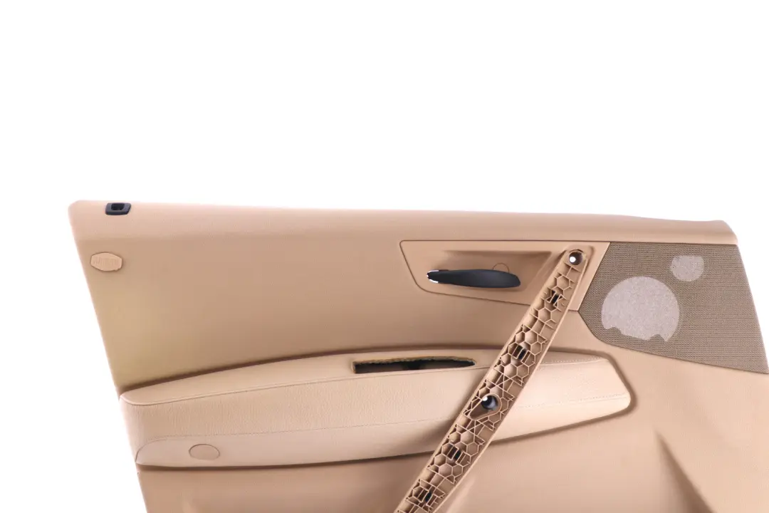 Front Left N/S Door Card Lining Leather Sandbeige Hell Beige to BMW X3 Series E83 with Part number 3412943 BMW X3 Series E83 Front Left N/S Door Card Lining Leather Sandbeige Hell Beige - SKU 3412943 - Part number 3412943