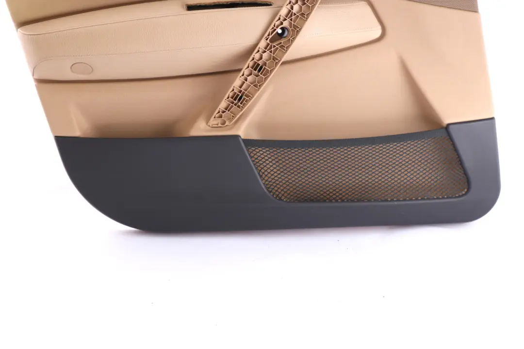 Front Left N/S Door Card Lining Leather Sandbeige Hell Beige to BMW X3 Series E83 with Part number 3412943 BMW X3 Series E83 Front Left N/S Door Card Lining Leather Sandbeige Hell Beige - SKU 3412943 - Part number 3412943