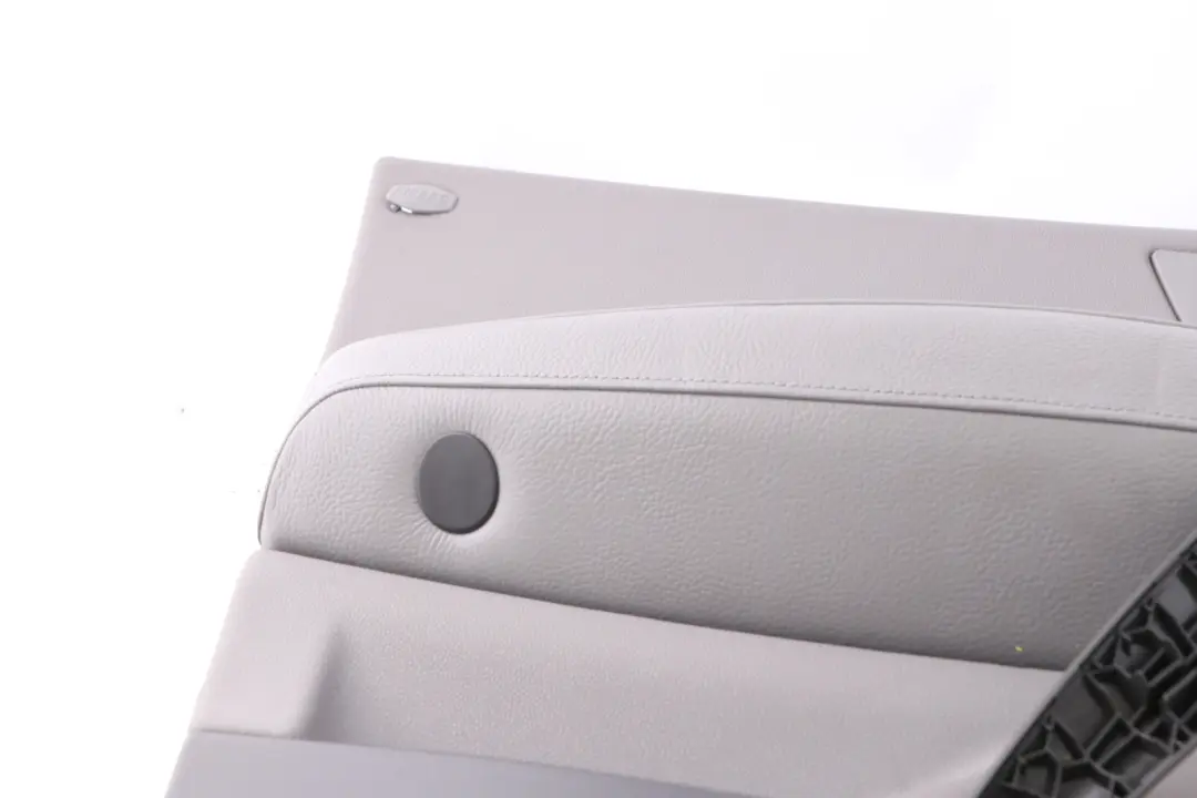 Front Left N/S Door Card Lining Leather Black Ambiente Grey to BMW X3 Series E83 with Part number 3412945 BMW X3 Series E83 Front Left N/S Door Card Lining Leather Black Ambiente Grey - SKU 3412945 - Part number 3412945