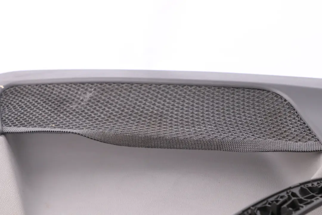 BMW X3 Series E83 Front Left N/S Door Card Lining Leather Black Ambiente Grey - SKU 3412945 - Part number 3412945