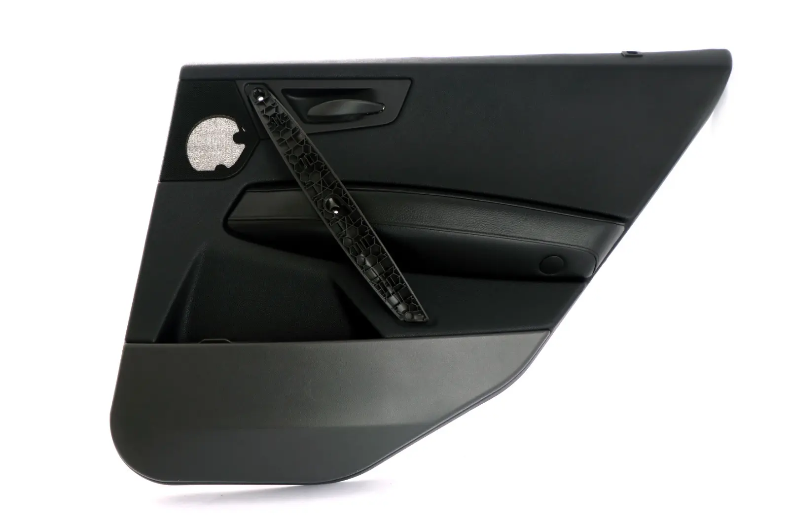 BMW X3 Series E83 Rear Right O/S Door Card Lining Trim Leather Black Grey