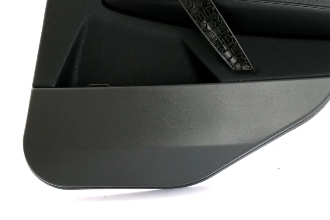 Rivestimento scheda porta posteriore destra Pelle Nero Grigio per BMW X3 E83 con numero di parte 3412990 BMW X3 E83 Rivestimento scheda porta posteriore destra Pelle Nero Grigio - SKU 3412990 - Numero di parte 3412990