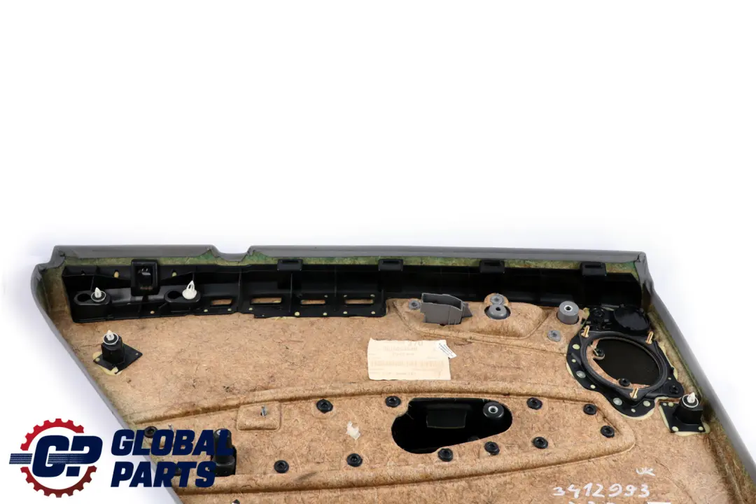 Right O/S Door Card Lining Leather Graublau Grey Blue to BMW X3 Series E83 Rear with Part number 3412942 BMW X3 Series E83 Rear Right O/S Door Card Lining Leather Graublau Grey Blue - SKU 3412994 - Part number 3412942