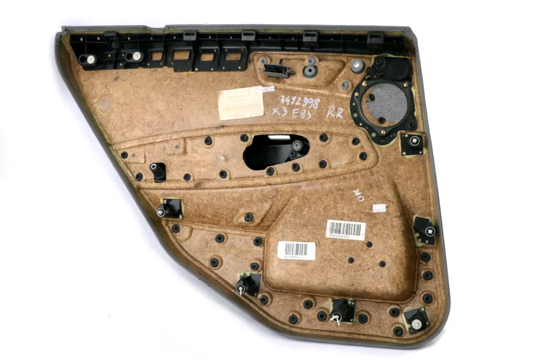 *BMW X3 er E83 Türverkleidung Hinten Rechts Leder Ambiente Grey Black für mit Teilenummer 3412998 *BMW X3 er E83 Türverkleidung Hinten Rechts Leder Ambiente Grey Black - SKU 3412998 - Teilenummer 3412998