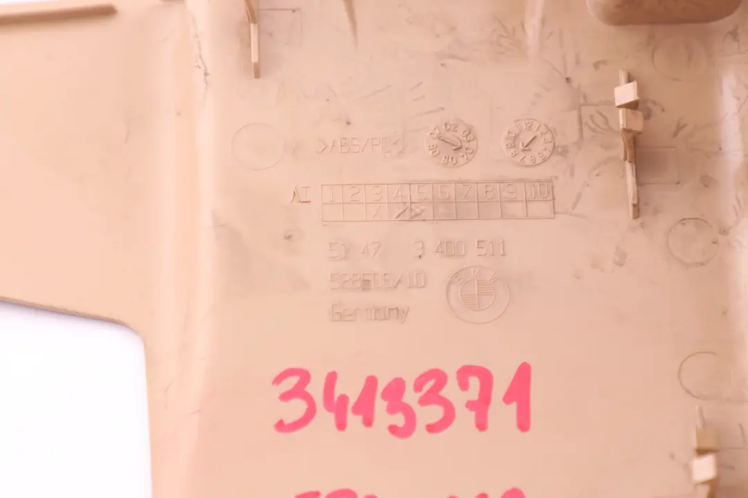 Osłona Obudowa Zaślepka Pasa Lewy Tył Lewa Tylna Beż 3400511 do BMW E83 X3 o numerze 3413371 BMW E83 X3 Osłona Obudowa Zaślepka Pasa Lewy Tył Lewa Tylna Beż 3400511 - SKU 3413371 - Numer Części 3413371