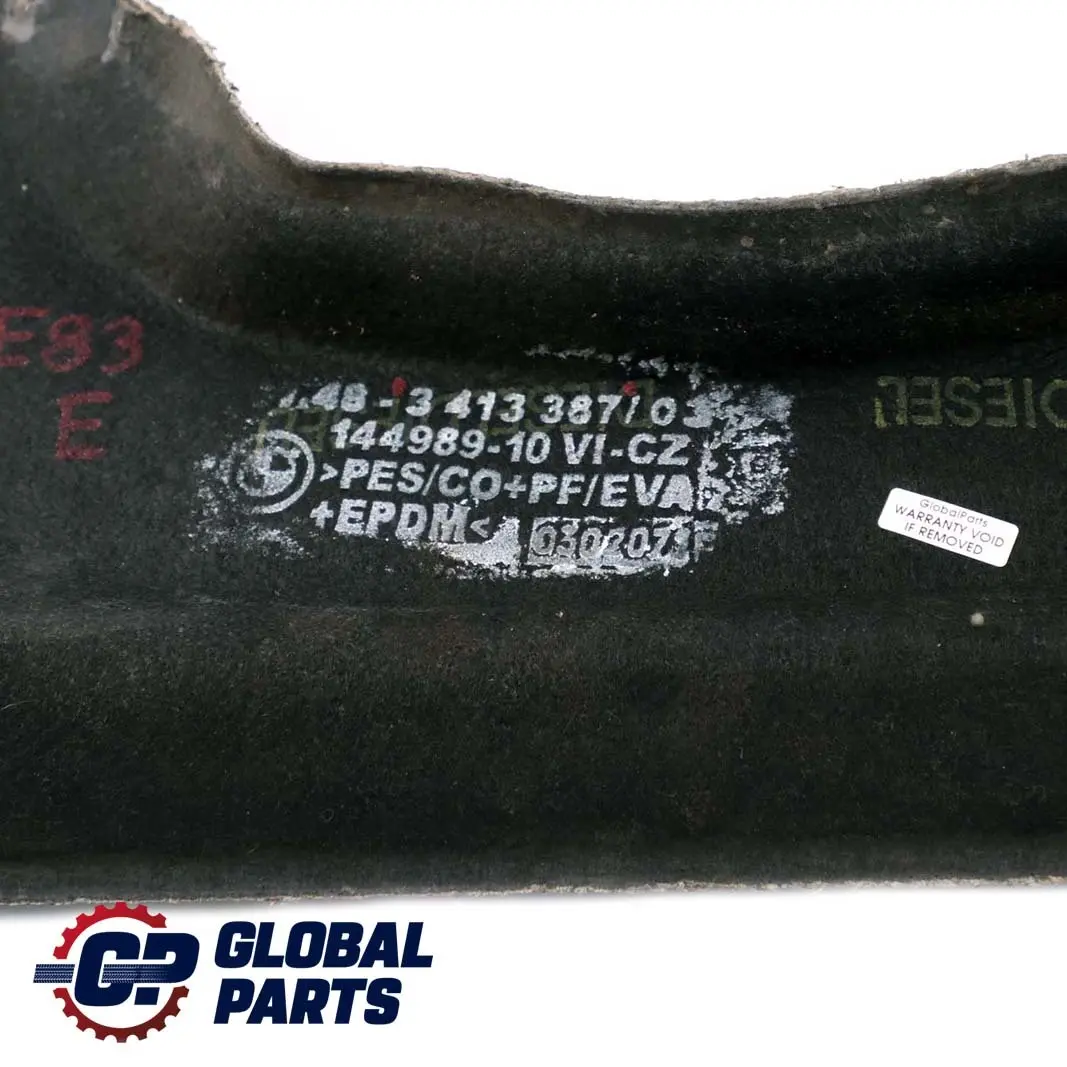  Aislamiento AcusticoBMW E83 Compartimento Motor Delantero 2.0d 3.0d - SKU 3413387 - Número de pieza 3413387